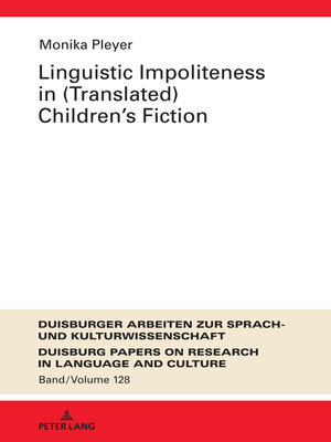 cover image of Linguistic Impoliteness in (Translated) Children's Fiction